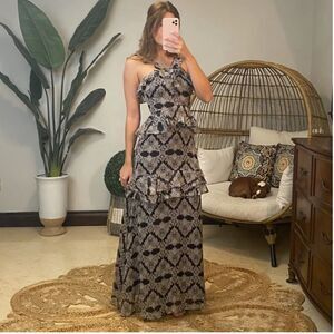 Fanco Tiered Ruffle Maxi Dress